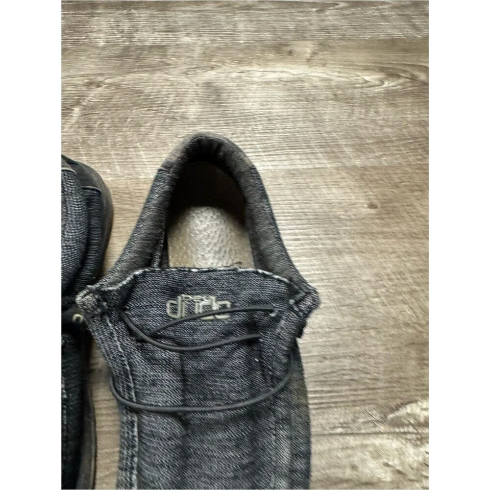 Hey Dude Wally Stretch Midnight Bunker Shoes Size 9